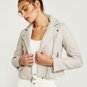 **LAST CHANCE** Abercrombie Leather Jacket (Faux)